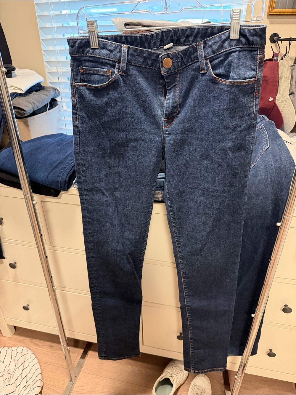 Banana Republic Dark Indigo Skinny Jeans